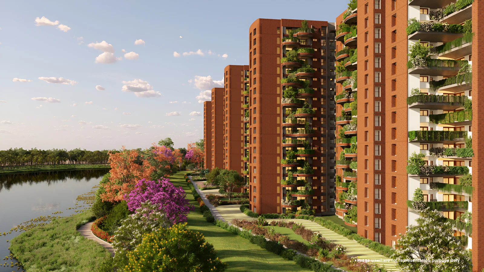 Total-Environment-Down-By-The-Water-Apartments-in-Jakkur-North-Bangalore-drone-view
